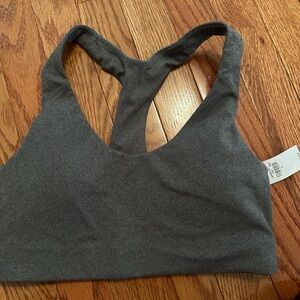 Gray Women's Sports Bra